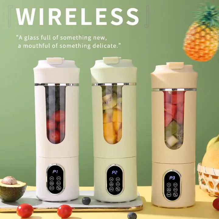 Blend On-the-Go: The Ultimate Portable Rechargeable Smoothie Maker