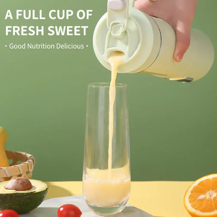 Blend On-the-Go: The Ultimate Portable Rechargeable Smoothie Maker
