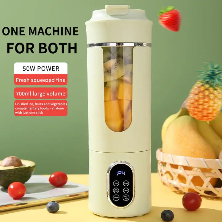 Blend On-the-Go: The Ultimate Portable Rechargeable Smoothie Maker