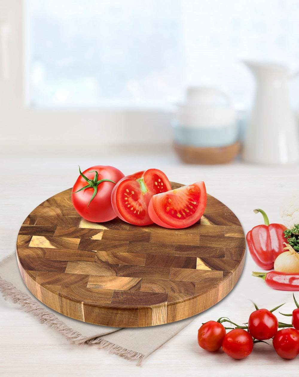 Acacia Wood End Grain Chopping Board